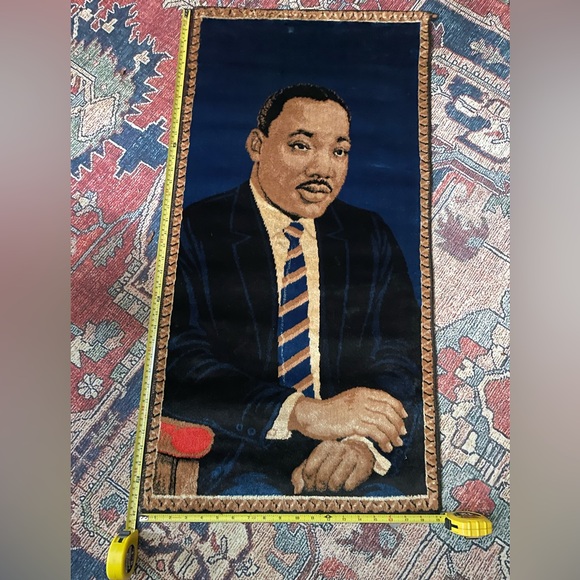 RARE~VINTAGE 1974 Martin Luther King tapestry - Picture 8 of 8